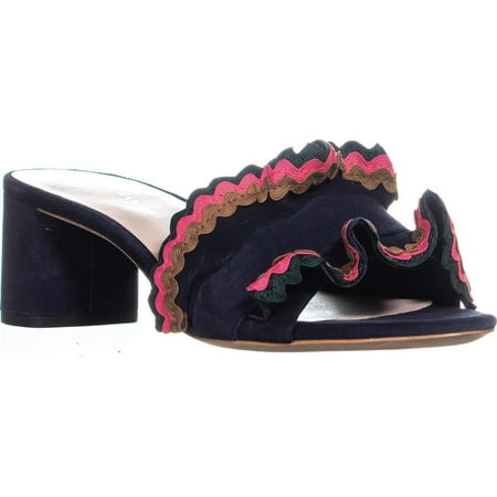 Womens Loeffler Randall Vera Block Heel Sandals, Eclipse Multi