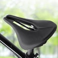 thumbnail image 3 of Leylor Sillín de Bicicleta - PU Negro Carretera Bicicleta de montaña Bicicleta Suave Hueco Sillín de Ciclismo Cojín Cojín Asiento, 3 of 5
