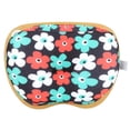 thumbnail image 3 of Cushioned Lap Tray, Laptop Table,  Cloth Cover Small In Size for Office Staff Outdoor Travel Colorful,Flower-Pattern,Ocean Green, 3 of 7