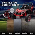 thumbnail image 2 of Xuanlur 24V 7AH 2 Seater Ride on Toys for Big Kids w/ 20" Large Seat, Remote Control, Bluetooth, 2X200W Powerful Motors, MP3, Lights, Power Car Wheels for Boys Girls, Red, 2 of 9