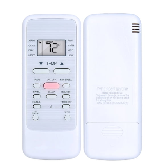 VERYNIUBI RG51F2 Compatible Remote Midea Air Conditioner Remote Control It's as good as the original one