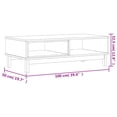 thumbnail image 4 of vidaXL Coffee Table FLAM 100x50x32.5 cm Solid Wood Pine, 4 of 5