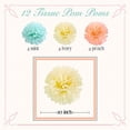 thumbnail image 3 of EpiqueOne Elegant Party Decoration Kit, Mint, Peach, Ivory, 22 Piece, 3 of 4