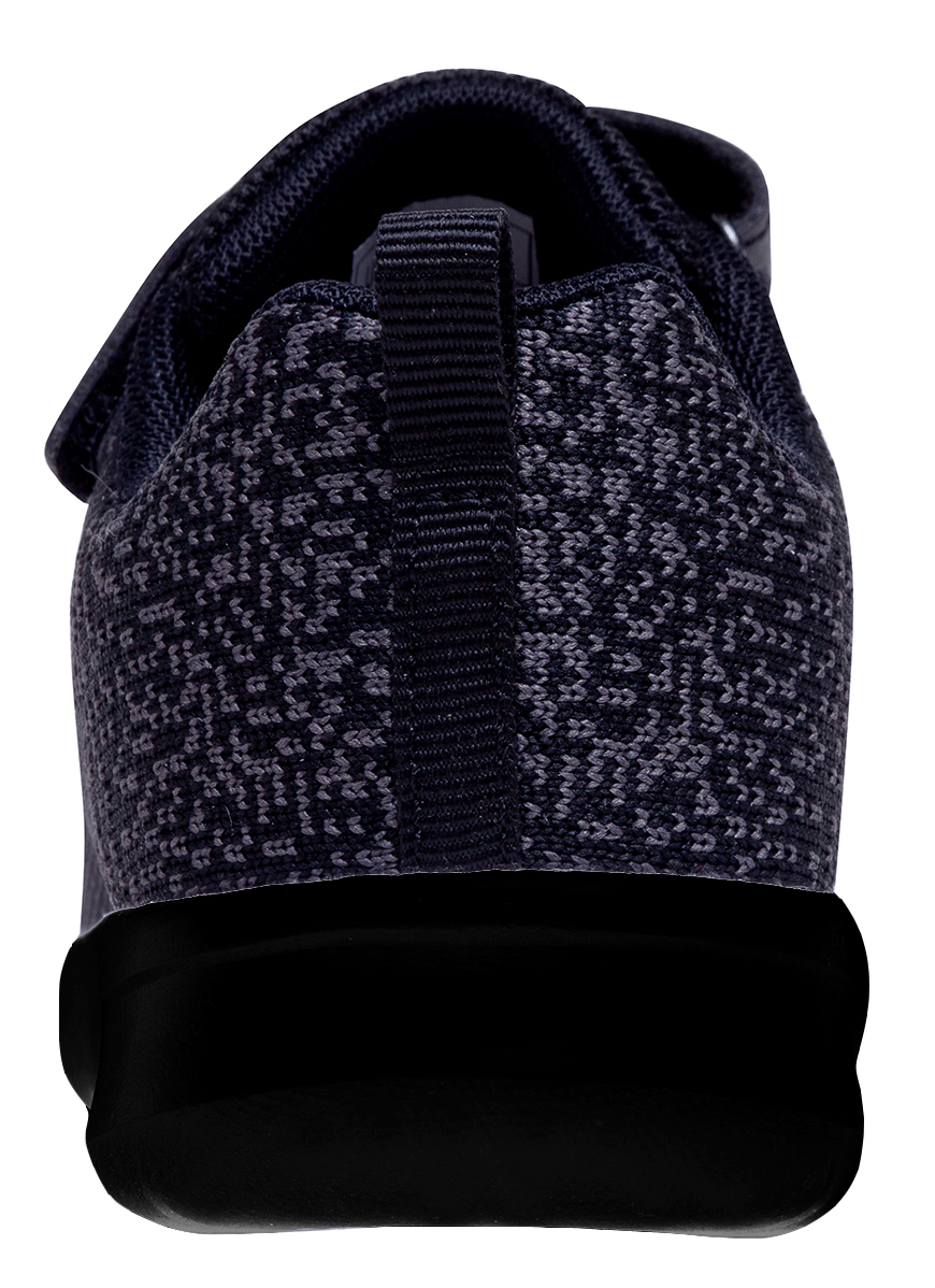 NEWMALL Kids Breathable Mesh Sneakers, Black photo 2