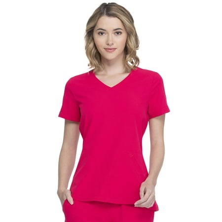 

Elle Scrubs Top for Women V-Neck EL604 XS Rouge