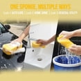 thumbnail image 5 of 3Pcs Car Wash Sponge, Car Cleaning Large Sponges, All Purpose Sponges for Cleaning, Easy Grip Thick Foam Scrubber, Giant Bone Sponge for Kitchen Bathroom Household Cleaning, 5 of 8