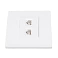 thumbnail image 1 of PlacA de Pared Ethernet, 2 Puertos Gigabit Gigabit Organizado Cat 6 Placa de Pared Ethernet para Cat6 Cat6a, 1 of 7