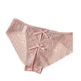 thumbnail image 3 of Bovxnpu Women's Plus Size Panties, Womens Breathable Lace Brief Underwear No Show Panties, Underwear French Thin Perspective Mesh Lace Underwear Cropping Hip Lifting Low Waist Underwear Underwear, 3 of 4
