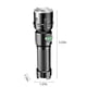 thumbnail image 3 of Linterna LED Linterna de mano recargable súper brillante de alta potencia | Luz de emergencia USB con zoom de 3 modos | Impermeable portátil para acampar al aire libre Senderismo Inicio | 1 Paquete, 3 of 8