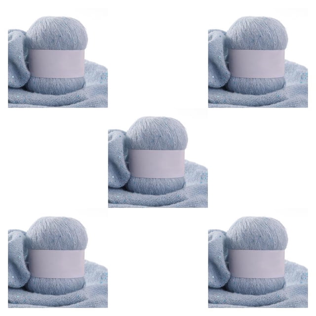 Billuyoard Hilo de 3 hilos de 50g para tejer a mano, sombrero de bufanda, hilo de ganchillo para principiantes, suministros para tejer calcetines Type2 NO2 Billuyoard CBP164339