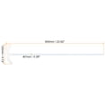 thumbnail image 2 of Unique Bargains PTFE Electric Stirring Rod 600x120mm Length Overhead Stirrer Mixer Shaft with Foldable Paddle for Lab, 2 of 5