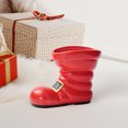 thumbnail image 4 of Topbathy Red Ceramic Santa Vase Festive Home Decor for Flower Arrangement, 4 of 8