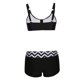 thumbnail image 4 of WILLBEST Bikini de Dos Piezas Con Estampado Tropical Para Mujer, Traje de Baño Dividido, Top Corto Con Pantalones Cortos, Traje de Baño de Dos Piezas, 4 of 5