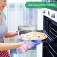 thumbnail image 2 of Yayeee Pot Holders Kitchen Heat Resistant with Pockets 7"x9.8" Cotton Oven Cooking Hot Pads, Pastel Pink Marble Pattern, 2 of 7