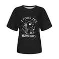 thumbnail image 4 of Yuncity Womens Halloween T-Shirts Ghosts Graphic Crew Neck Tees Summer Short Sleeve Tshirts Casual Loose Fashion Holiday Tops Size S, 4 of 4