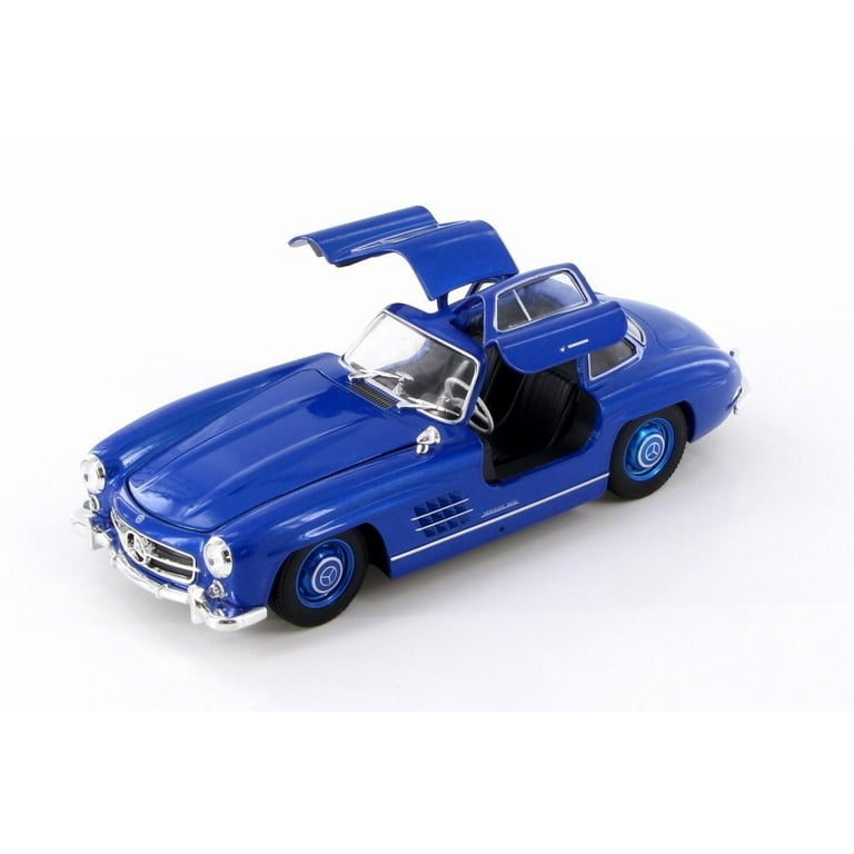 Mercedes-Benz 300SL, Royal Blue - Welly 24064/4D - 1/24 Scale