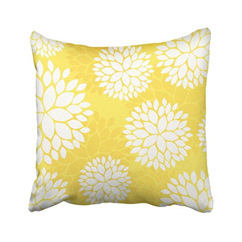 lemon print cushion