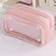 thumbnail image 5 of Organizador de bolsa para bolígrafos de gran capacidad con clip de cremallera | Estuche de tela impermeable desmontable | Bolsa de almacenamiento multifuncional para oficina y viajes | Tiene, 5 of 5