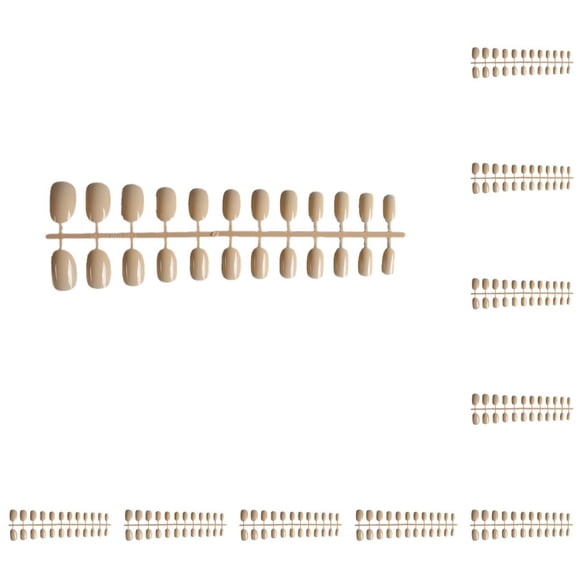 Soidarity Paquete de 24 uñas postizas de ataúd sólido DIY exquisitas uñas acrílicas tipo 6 Type2 NO2