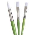 thumbnail image 2 of Princeton Snap Paintbrush Set Taklon, Assorted Sizes (3 Piece), White, 2 of 4
