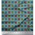 thumbnail image 1 of Soimoi Moss Georgette Fabric Flower Artistic Printed Fabric 1 Yard 42 Inch Wide, 1 of 3