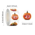 thumbnail image 2 of NKOOGH Halloween Pumpkin Cartoon Stickers Roll 500 Count Festive Decorative Labels One Size, 2 of 8