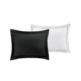 thumbnail image 4 of VCNY Home Lincoln Collection Comforter Soft & Cozy Bedding Set, Stylish Chic Design for Home DÃ©cor, Machine Washable, Full/Queen, Black/White, 4 of 5
