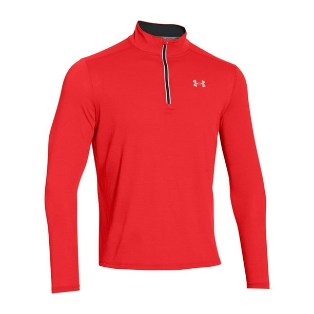 Under Armour Men's Charged Run 1/4 Zip Rocket Red, SM