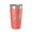 Coral, variant on Horseshoe Lake Map Tumbler Travel Mug Insulated Laser Engraved Coffee Cup St. Louis Illinois 20 oz Black