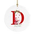 thumbnail image 2 of Ganfancp 26 Letra Santa Letra Redondo Acrílico Coche Colgante Holiday Hanging Ornament Accesorios Ofertas Del Día Sólo En Línea Abecedario 81, 2 of 4