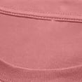 thumbnail image 5 of WREESH Men's Casual Summer Pullover Short Sleeve Solid Color T-Shirt for Everyday Wear Pink, 5 of 8