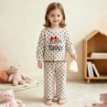 thumbnail image 5 of HFHAPW Toddler Kids Girls Clothes Outfits Long Sleeve Pullover Sweatshirt Tops + Pants Set 2Pcs Fall Winter,2-3 Y, 5 of 6