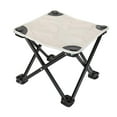 thumbnail image 2 of Foldable Camping Stool with Footrest for Adults, Small Chair, Foldable Stool for White without Bag, 2 of 9