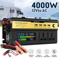 thumbnail image 2 of DC12V/24V to AC Car Inverter 6000W Power Supply Converter Adapter With USB Charger Universal Automobile Inverter ,Easy to Use, 2 of 7