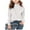 Z14 White, variant on Girls Sweatshirts 7-8 Kids Turtleneck Sweaters Pullover Kids Toddler Long Sleeve Lapel Sweater Cotton Boys and Girls 3-10 Years
