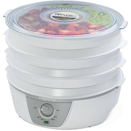 Presto Dehydro Electric Food Dehydrator with Adjustable Temperature Control, 06302