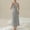 Gray, variant on Women Maternity Slip Dress Solid Color Long Cami Slips Casual Lounge Built-in Bra Pregnancy Dress for Breastfeeding Black S