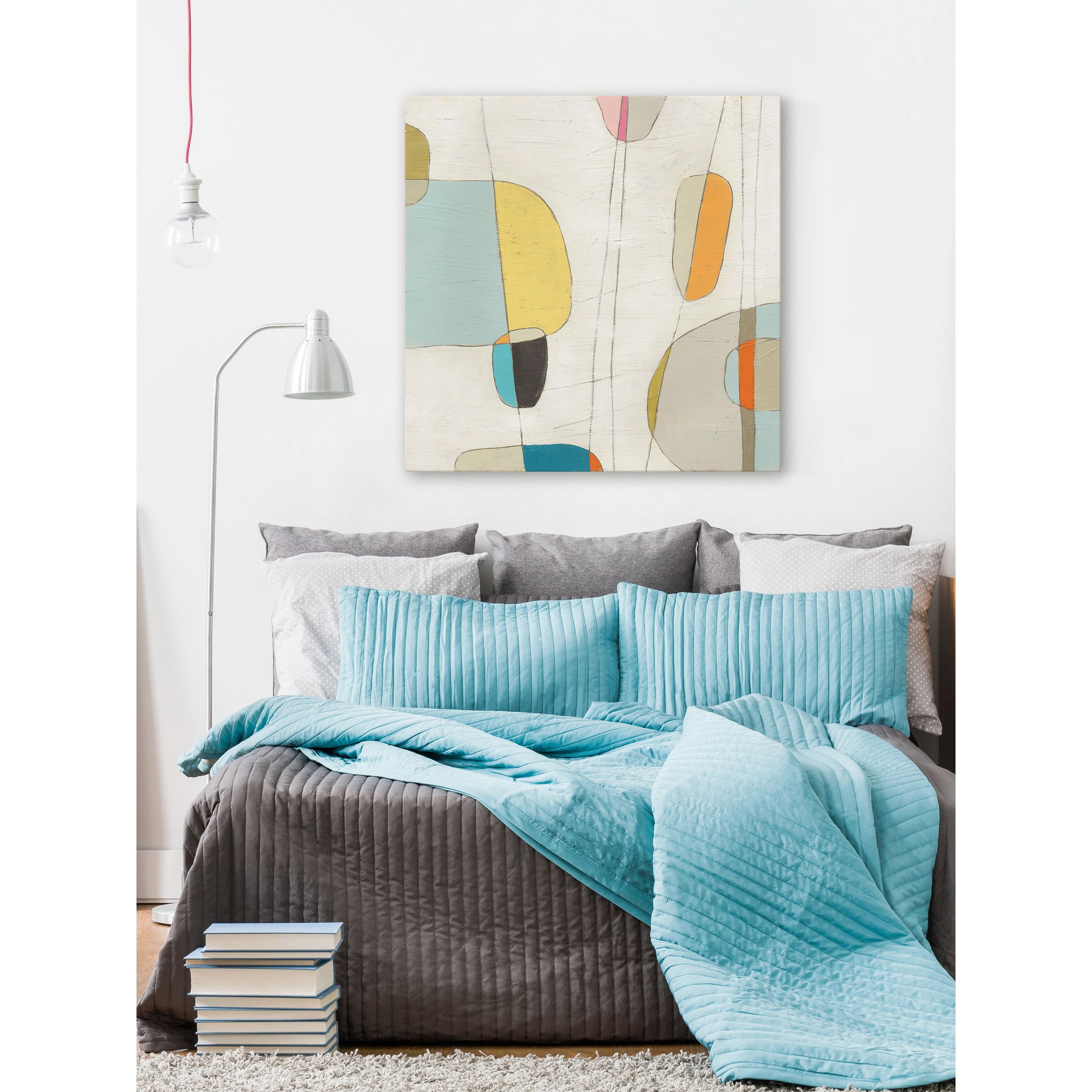 Marmont Hill "Molecular Motion I" Painting Print on Wrapped Canvas