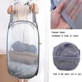 thumbnail image 5 of 1 Packs Mesh Pop up Laundry Hamper  with Portable Handles, Collapsible for Storage, Foldable Pop-Up Laundry Bags for Kids Room, College Dorm or Travel, 5 of 7