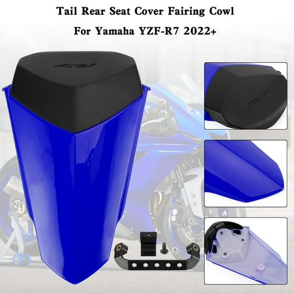 Tail Rear Seat Cover Fairing Cowl For YAMAHA YZF-R7 YZF R7 2022-2024 Blue