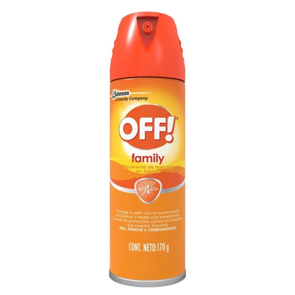 Repelente de Insectos en Aerosol OFF! Family 170 gr