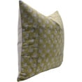 thumbnail image 2 of Fabdivine Premium Duck Canvas Hand Block Print Cushion Covers, 18X18, Jasmine, 2 of 5