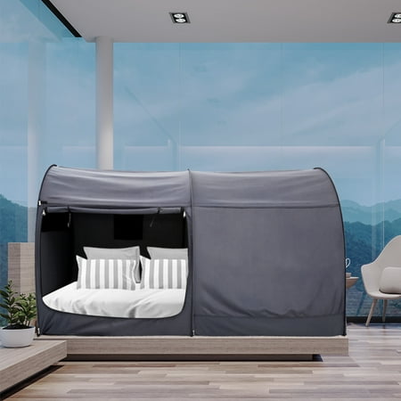 Bed Canopy Tent Privacy Space Twin Size Indoor Curtains ...