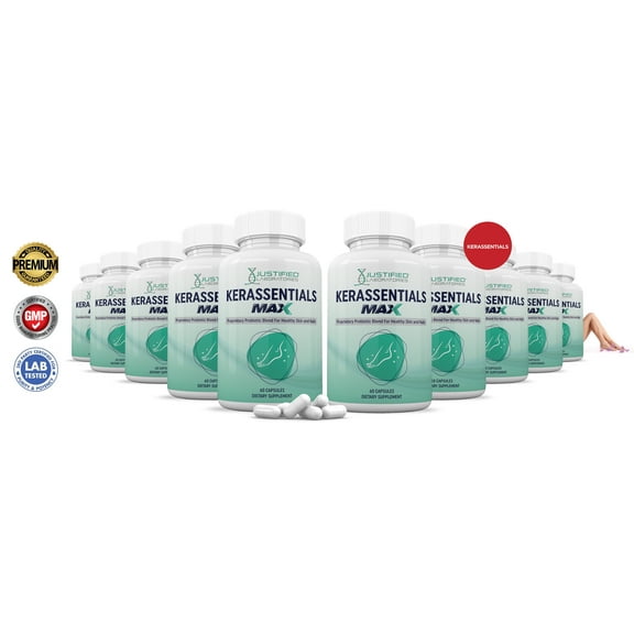 (10 Pack) Kerassentials Max 40 Billion CFU Probiotic Nail Support 600 Capsules