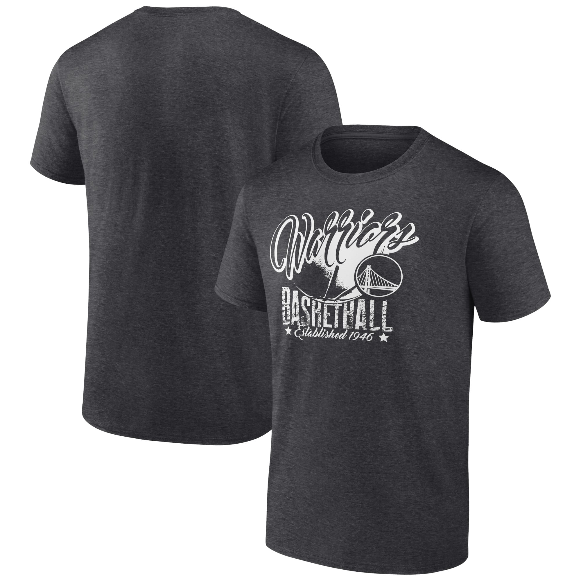 Men's Charcoal Golden State Warriors Winner T-Shirt