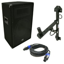 Harmony Audio HA-V12P Pro DJ 12" Passive 450W PA Speaker Speakon Cable & Stand