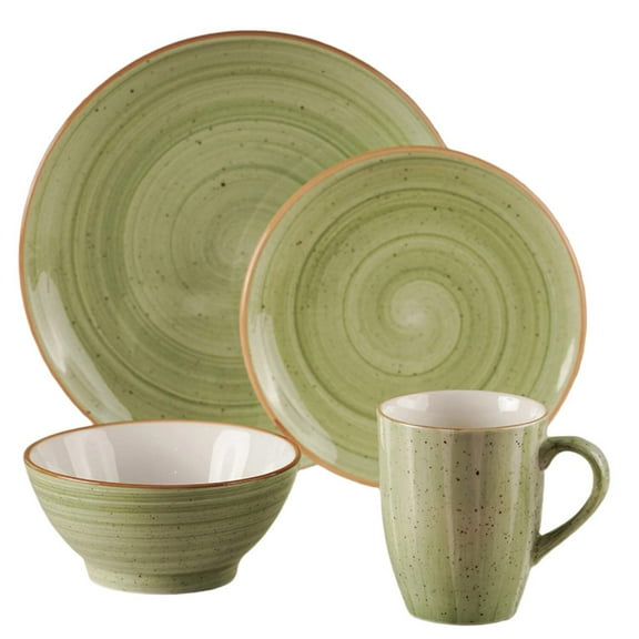 Therapy Collection 4-Piece Dinnerware Set