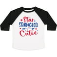 thumbnail image 3 of Inktastic 4th of July Star Spangled Cutie with Blue and Red Stars Boys or Girls Toddler T-Shirt, 3 of 5