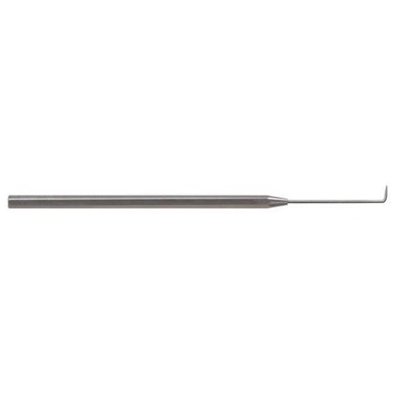 Moody Tools 55-1751 Stainless Steel Precision Probe with Single Bend Tip # 6, 25mil, 6-1/4" Overall Length