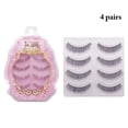thumbnail image 2 of False Lashes Realistic Wispy 4 Pairs Natural Fake Eyelashes Beauty Eyelashes, 2 of 10